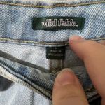 Wild Fable  Denim Shorts High Rise Cutoff Distressed Light Wash Size 6‎ Photo 1