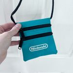 Nintendo Rare NWOT Game Stop Employee Exclusive  Teal Blue Mini Bag on Lanyard Photo 1