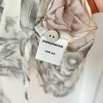 Zimmermann 100% Silk Floral Sheer Flowy Ruffle Blouse Size 1 Photo 6
