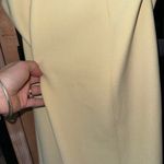 MISHA Alia midi dress halter neck criss cross open back bodycon cutout butter Yellow Size 2 Photo 9