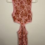 Cider  Knit Floral Cut Out Mini Dress NWT Size Large Photo 1