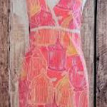 Lilly Pulitzer  Pink and Yellow Mini Dress Photo 0