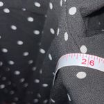 INDIGO ROSE Women’s 3/4 Sleeve Belted Waist Polkadot Mini Dress Black Size 2X Photo 4