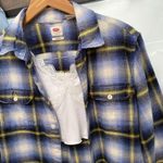 Levi's Unisex Levi’s Plaid Worker Flannel Layering Button Up Long Sleeve Overshirt Photo 3