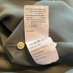 J.Crew Shirt Womens 8 Sage green Tank Top Crushed Velvet Cropped Scoop Neck Photo 6