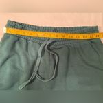 ZARA sweatpants, loose leg, drawstring and elastic waist,dark green, Sz M Photo 2