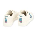 Skechers x Diane von Furstenberg DVF Eden LX Leather Candy Stripes Sneaker US 10 Blue Photo 2