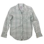 Rails  Hunter Shirt XS Seafoam Plaid Button Down‎ Rayon Long Sleeve Photo 0