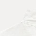 ZARA NWT‼️  RUFFLED 100% RAMIE SHIRT ZW COLLECTION SIZE SMALL Photo 6