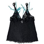 Victoria's Secret  Sexy Little Things Cami Top in Black and Blue Photo 0