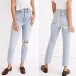 Madewell NEW  The Momjean in‎ Ellendale Wash: Raw-Hem Edition, 33 Photo 2