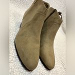 Old Navy  Olive Faux-Suede Ankle Boots Photo 9