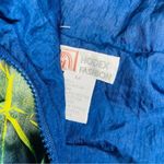 Vintage hodex fashion windbreaker style jacket zip front discoloration retro 90s Blue Size M Photo 3
