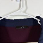 Ruti Navy Blue & Burgundy Long Sleeve Dress Size 5 or US L/XL Photo 9