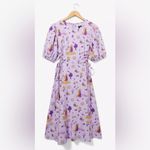 Disney Tangled Rapunzel Puff Sleeve Midi Dress Photo 2