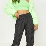 Pretty Little Thing Tall Black Cargo Zip Pocket Detail Pant Photo 0