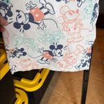 Disney  Mickey Mouse Capri Wide Leg Pajama Pant White Pink Size Medium Photo 6