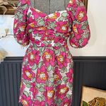 Buddy Love Reyna Floral Puff Sleeve Mini Dress ~ Size XS 🧡🍄 Pink Photo 0