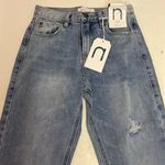 Nature Denim  Distressed Mom Medium Wash Jeans Size 0 D30 Photo 3