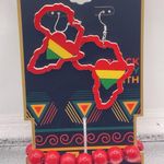 Africa Pierced Earrings Black History Month Pan Photo 1