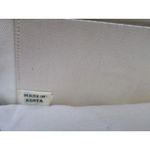 Handmade Vintage White Beaded Purse  Korea Kiss Lock Handled Clutch Cocktail Luxe Photo 4