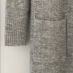 Universal Threads UNIVERSAL THREAD Open Front Long Sweater Knit Textured Cardigan in Gray Size XS Photo 5