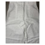 ZARA linen blend white High Waisted wide leg trousers small Photo 3