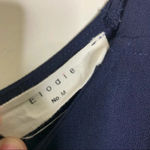 Elodie  Navy Cold Shoulder Jumpsuit Size M Photo 4