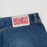Bongo Y2K 90s Vintage Jean Micro Mini Skirt 3 Button 100% Cotton Junior SZ 5 Photo 8