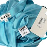 STAUD  Chana Pencil Jersey Midi Skirt, Aqua, Large Photo 11