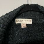 Knox Rose  dark green Metallic open front Cardigan size L Photo 1