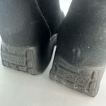 Sporto  Black Suede Fur Lined Wedge Zip Up Winter Boot Shoes Photo 12