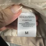 Azalea Wang Women’s Beige Faux Leather Moto Jacket Size Medium NWT Photo 9