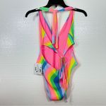 Hurley  NWT Soft‎ Waves Cheeky One Piece in Sky Swimsuit L Photo 5