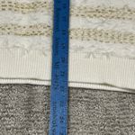 Endless Rose  Sweater Womens Large Ivory Gold Metallic Sparkle New Holiday Photo 8