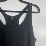 Athleta Presidio Dress Small Black NEW Athleisure Maxi High Low Active Casual Photo 3