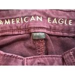 AMERICAN EAGLE HIGH RISE JEGGING STRETCH MAROON WOMENS SIZE 6 Red Photo 2
