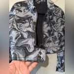 Urban Outfitters  Monochrome Swirl Jean Jacket Photo 3
