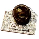 Manitoba Bison Winnipeg Canada Silver Tone Diecast Metal Mar west Lapel Hat Pin Photo 1