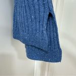 Derek Lam  10 Crosby Blue Cashmere Turtleneck Ribbed Knit Sweater, Size M Photo 7