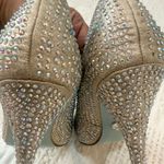 Betsey Johnson  8 Shine rhinestone holographic jeweled heels 2506 Photo 3