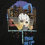 Friday The 13th Jason Voorhees Hockey League Movie T-Shirt L  Photo 1