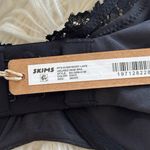 SKIMS  Fits Everybody Lace Demi Underwire Bra Onyx Size 36DDD Photo 6