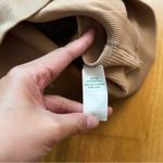 Aerie Ribbed Padded Scoop Neck Sports Bra Beige XS EUC Athleisure Activewear Photo 5