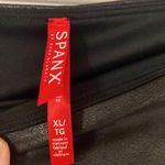 Spanx  Black Faux Leather Leggings High-Waisted BNWOT size XL Photo 3