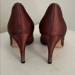 Nina  Women's Elegant Bronze Peep-Toe Heels Photo 2