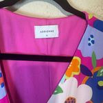 Adrienne  Maxi dress Bright Pink Floral Flower Power Easter Spring sz 1X Photo 3
