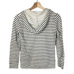 Caslon Petite White & Blue Stripe Full Zip Hoodie Sweatshirt XSP Photo 9