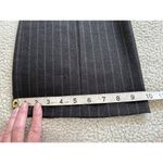 Van Heusen  Women's Dress Pants Trousers in Charcoal Gray Pinstripe Size 2 Photo 11