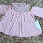 Iris  Los Angeles Pink Blouse - Size M Photo 5